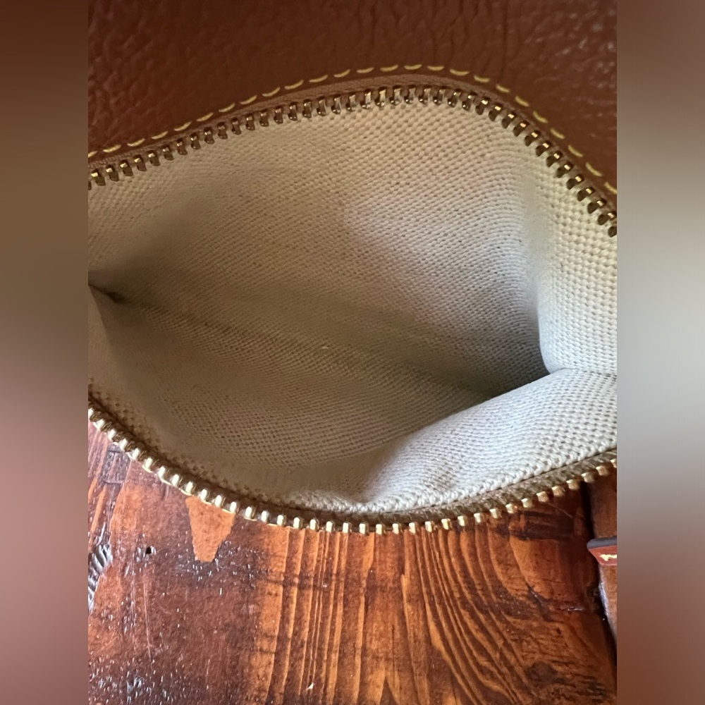 Rooney & Bourke Brown Leather Shoulder Bag *Broken Strap* - Picture 7 of 10